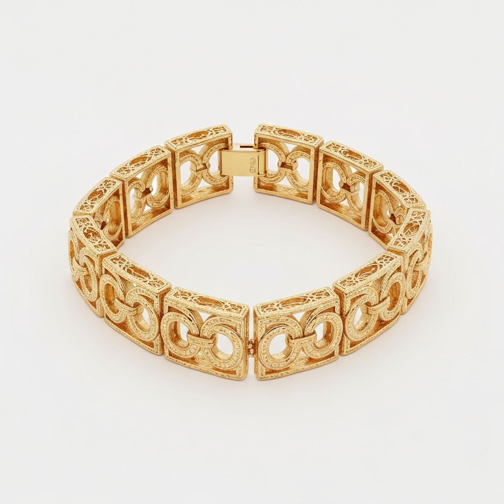دستبند طلا ۱۸ عیار زنجیری